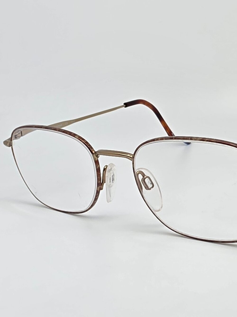 Aristar Charmant AR6713 045 Antique Gold Havana Eyeglasses Frame w/ Flexhinge